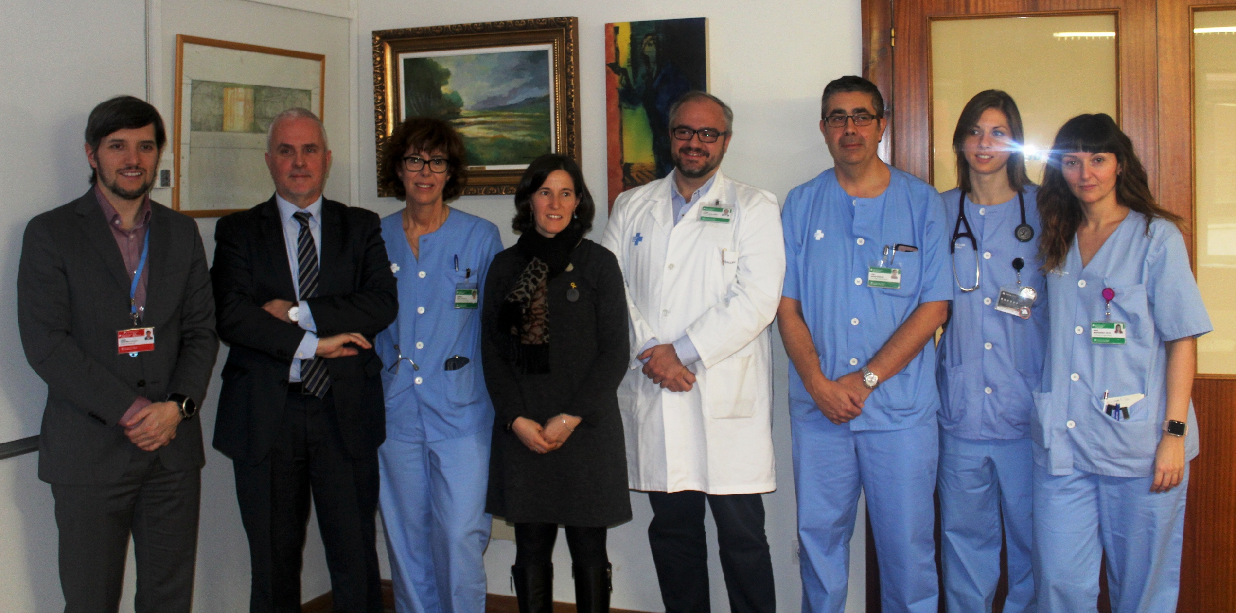 Foto equip roda de premsa donació d'òrgans 15-01-19