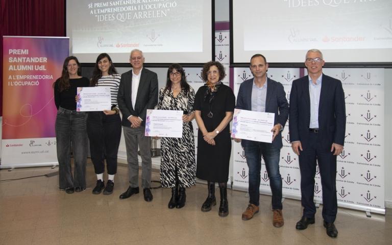 7-GUARDONADES-AMB-RECTORA-PRESIDENT-ALUMNI-UDL-BANCO-SANTANDER