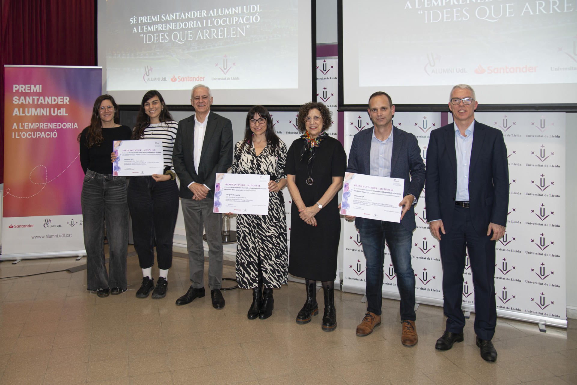 7-GUARDONADES-AMB-RECTORA-PRESIDENT-ALUMNI-UDL-BANCO-SANTANDER